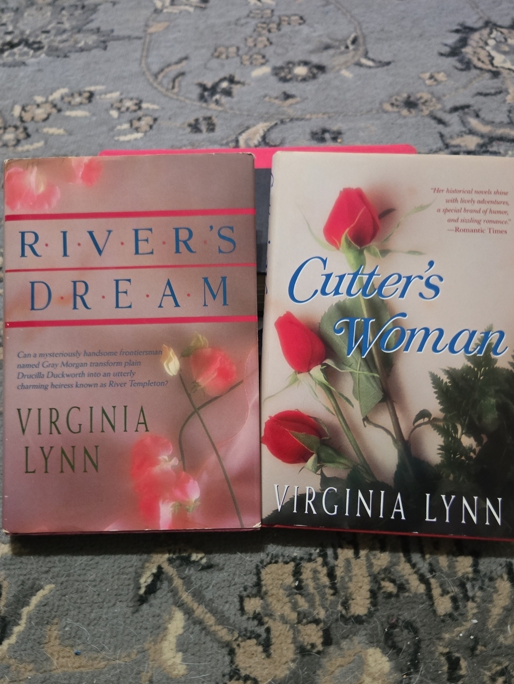 Red Rose Hardcover Coffee Table Books - River's Dream & Cutter's Woman